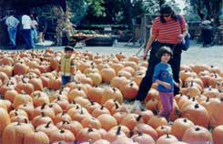 Okay honey, now which pumpkin do you want?