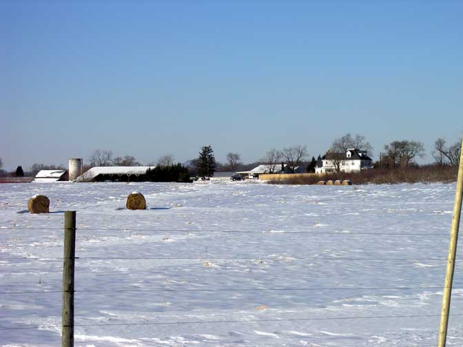 View from across the road.