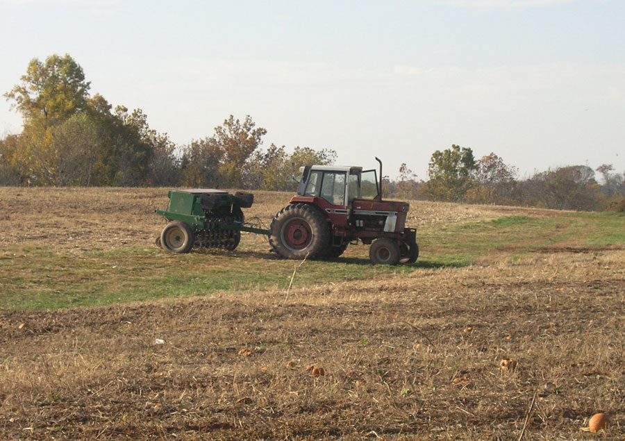 Tractor and planter