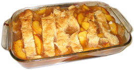 Peach cobbler