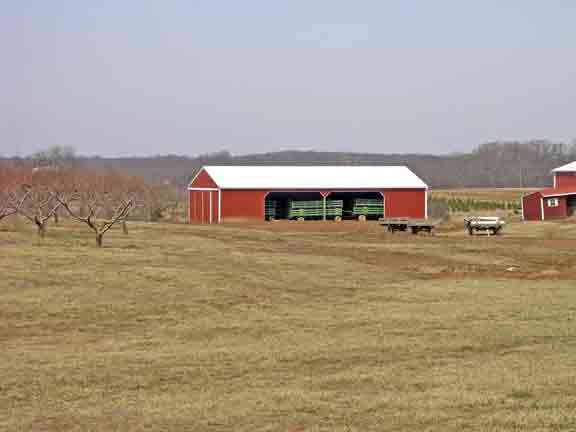 New wagon barn