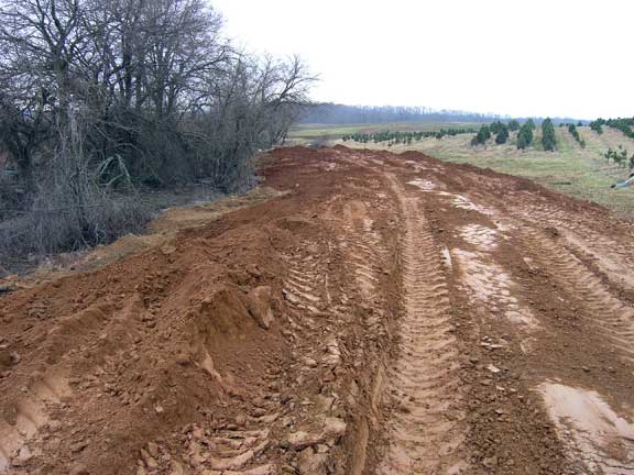 New dirt for farm roads