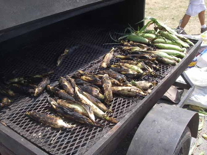 corn on the grill