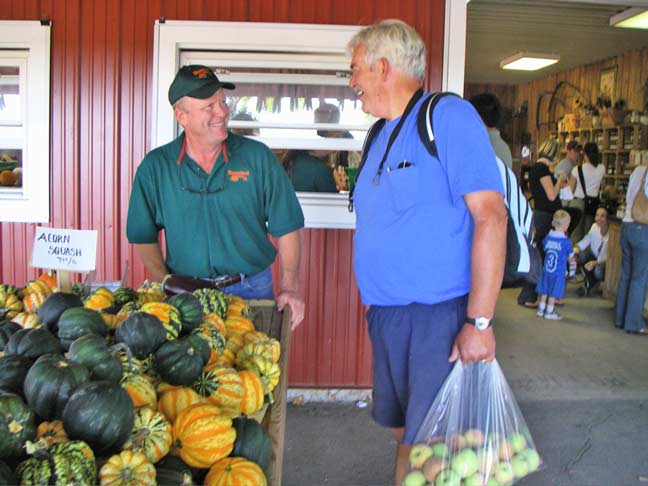 Farmer Ben knows many of his customers