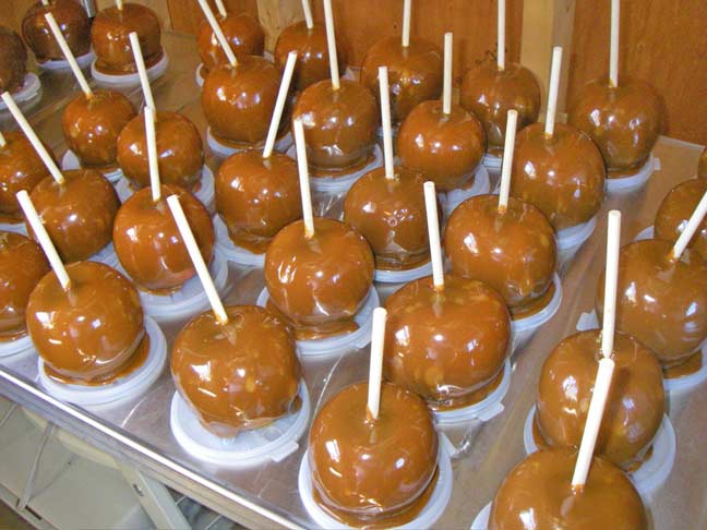 caramel apples