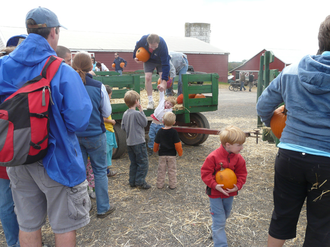 off the hayride